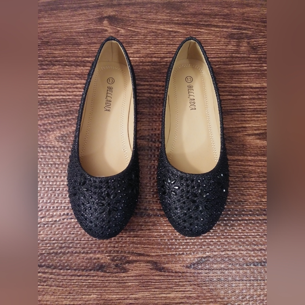 Black Kids Dress Shoes